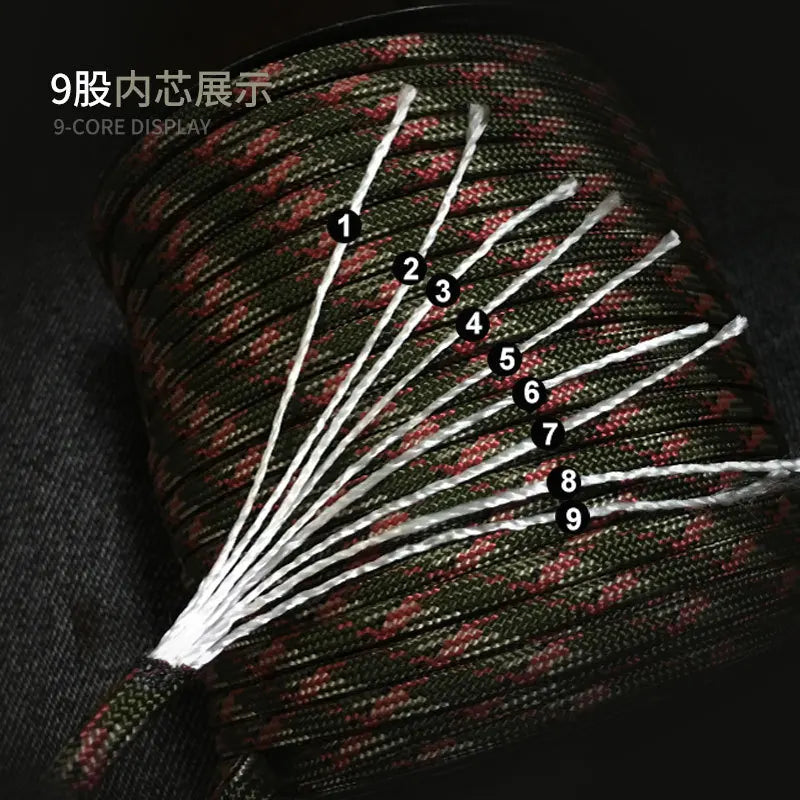 100M 550 Paracord Rope